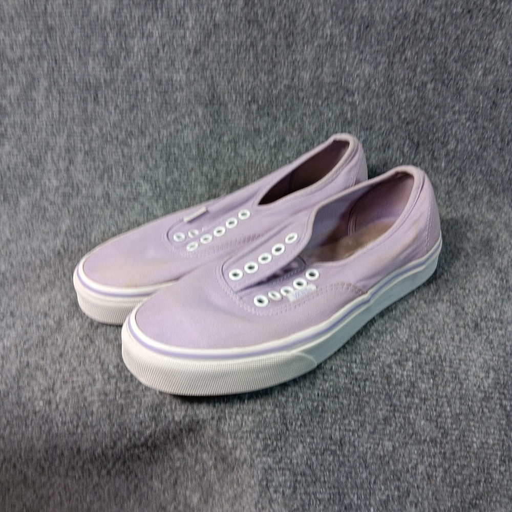 Vans Authentic Lavender Canvas Sneakers Shoes Women 8.5 Men 7 US Casual